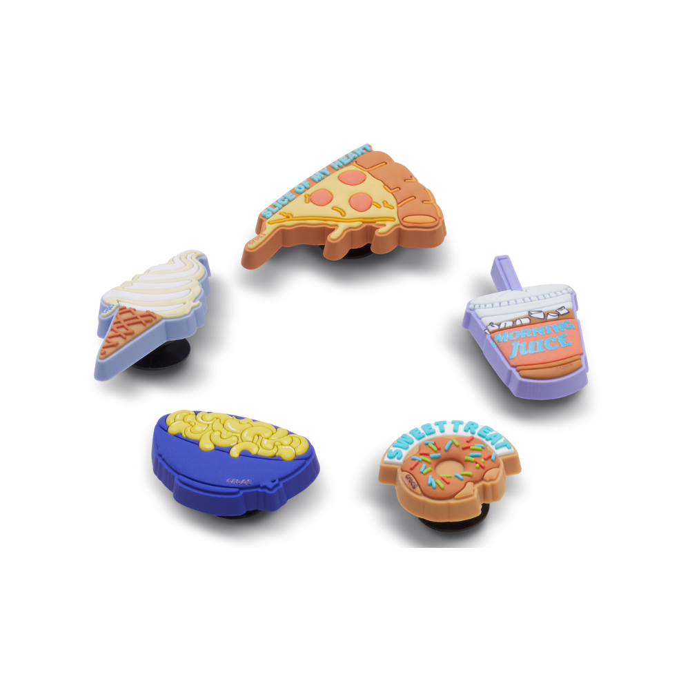 Funny Foods charms - 5 stk